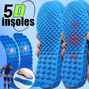 2Pairs PU Finger Pressure Board Massage Insole Relieve Foot Fatigue Shoes Insoles Men Woman Soft Sports Shoes Pads Accessories