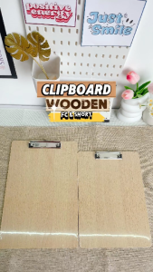 FCI A4 Wooden Hardwood Clipboard With Smooth Durable SurfacePortable Strong Metal Clip Perfect for Office And School Use