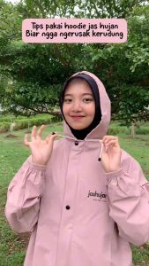 RAF Jas Hujan Setelan Baju Celana Pria Wanita Anti Tembus Air