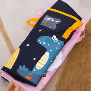 Rising Star Cartoon Large-Capacity Thicken Zipper Storage Bag Foldable Quilt Bag Pillow Clothes Organizing Bag