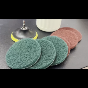 8pcs Cleaning Sponge Electric Tile Scrubber Set Easy To Clean Bathroom Floor And Bathtub - It Is A Perfect Cleaning And Polishing Pad
