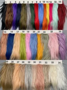 Long Plush Fox Fur Simulation Fabric Pillow Material Photography Studio Background Cloth Beach Wool Drop Water for Clothing