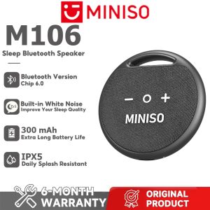 1-Year Warranty MINISO M106 Bluetooth Sleep Speaker Bluetooth 6.0 Built-in White Noise to Improve Sleep Quality IPX5 Daily Waterproof