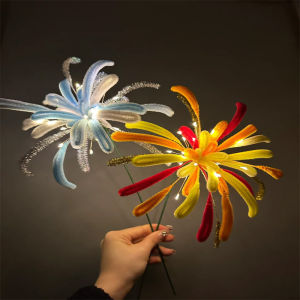 DIY Twist Stick Fireworks Bouquet Handmade Material Pack Creative New Year Gift Atmosphere Fireworks Light Home Decoration