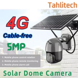 CCTV Security Camera 4G 1080P Outdoor Wifi IP Solar CCTV Wireless Camera PTZ with 6 batteries