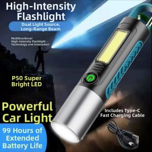 Super Bright Long-Range Portable Durable Multi-Function Flashlight