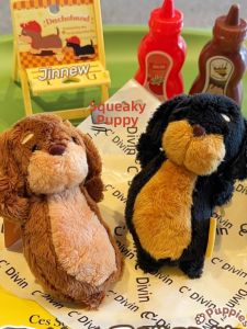 GUAIBUDIAN | New Trendy Dachshund Shaped Keychain Plush Toy