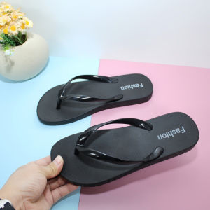 Anti-Slip Black Flip Flops for Beach and Swimming