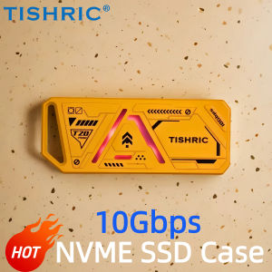 TISHRIC T20 RGB SSD NVME M2 Hard Drive Enclosure 10Gbps CNC USB 3.0 To Type C Hdd Box For M.2 2242 2260 2280 Hard Disk Case