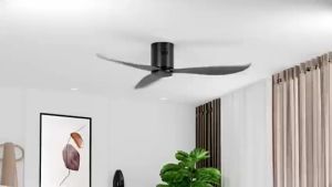 Nordic Modern Industrial Ceiling Fan Big size Strong Winds With Remote 42Inch Silent 6 Speeds 3 Blades Low Floor Dc Motor 30W Fan With Light Inverter Fan Silent Copper Motor Ceiling Fans for Living Room Kitchen Dining Bedroom Loft