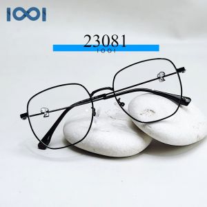 IOOI Eyewear - Kacamata Kotak Metal TR Lensa Anti Radiasi Blueray Photocromic Wanita 23081