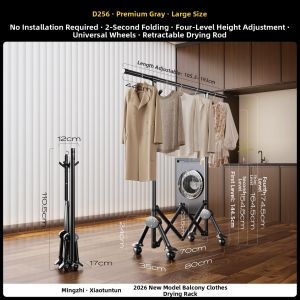 MINGZHI | Compact Folding Child Clothes Hanger
