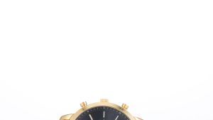 Fossil Mens Neutra Chronograph Watch ( FS6093 ) - Quartz Gold Case Round Dial 22 MM Gold Stainless Steel Band