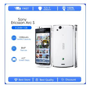 Sony Ericsson Xperia Arc S LT18 Mobile Phone Original Unlocked TL18i 3G GSM 8MP Camera FM Radio