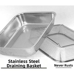Besee | Drainage Storage Box Stainless Steel Chopsticks and Spoons Holder