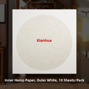 Buy 2 Get 2 Free Xuan Paper Card Stock Chinese Painting round Xuan Paper Artwork Mirror Lens Soft Xuan Paper Half Raw Card Stock