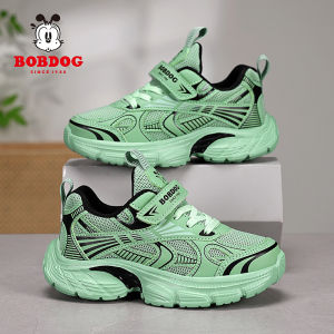 Bobdog Boys Sports Shoes Breathable Mesh Autumn Spring Model Childrens Footwear Shock Absorption Regular Thickness EVA Sole