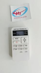 Remote – Điều khiển máy lạnh Toshiba viền đen- Tặng kèm pin