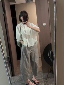 Women Fashionable Light Thin Casual Blouse