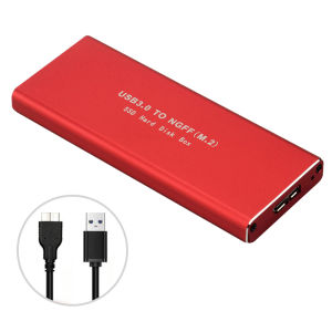 USB 3.0 NGFF M.2 Solid State SSD External Metal Case 5GBPS High-Speed Solid State Drive Enclosure for Storage And Data Transfer