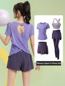 BAISILING | Lightweight Fashionable Breathable Back Beauty Summer Sports Set