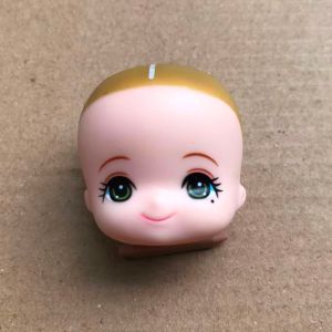 DIY Dressing Licca White Skin Bald Doll Head Jenny Cute Doll Parts Accessories Skincare Makeup Simulation Fake Hair Design