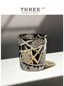 THREE LIFE | Edo Cut Crystal Whiskey Glass