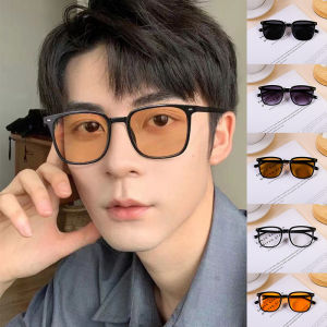 Stylespot⚡ Vintage Square Frame Sunglasses Elegan Cahaya Mewah Gaya Sunscreen Fashion Sunglasses