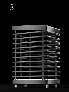 COOKER KING | Stainless Steel Kitchen Knife and Cutting Board Organizer