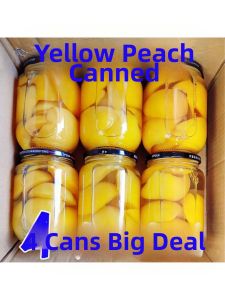Ready-to-Eat Tasty Peach Canned Fruit 510g