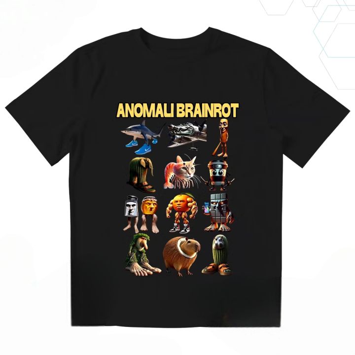 baju anomali brainrot kaos anomali anak