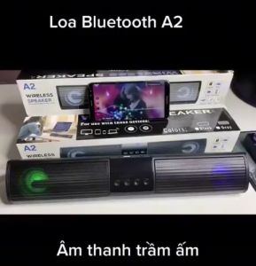 Loa Bluetooth Không Dây A2 Loa mini có LED Siêu BassDáng Dài Dành Cho Điện Thoại Máy Tính  bảo hành 12 tháng