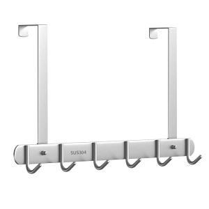 Móc Treo Quần Áo Sau Cửa Không Cần Khoan Móc Treo Quần Áo Gắn Tường Chịu Lực 10kg Móc Treo Quần Áo Bằng Thép Không Gỉ