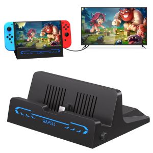 Trạm Kết Nối TV Di Động Cho Nintendo Switch OLED/Switch Với Bộ Chuyển Đổi 4K - Phụ Kiện Switch Sử Dụng Nguồn AC/DC