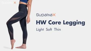 Supamax Regular Air Leggings Ergonomic Design for Maximum Comfort Flexible and Stretchable Breathable Fabrics for Maximum Ventilation with Sweat Absorption