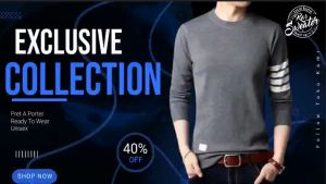 Sweater Pria Premium Fit -Sweater Rajut Crewneck Desain Lengan Garis Fashion Elegan Kekinian Stylish