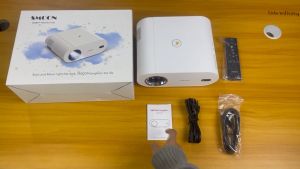SMOON500 SMART PROYEKTOR LCD TV - INCLUDE HDMI - GOOGLE STORE - ANDROID - NETFLIX - YOUTUBE - WIFI -  500ANSI - INTERNET - 1.080P-4K