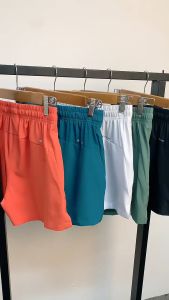 KAMB celana pendek olahraga  dry fit hitam biru hijau  Putih S-4XL