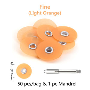PIORPOY50Pc Dental Finishing and Polishing Discs Autoclavable Dental Material Composites Ceramics and Glass Ionomer Restorations