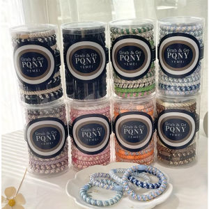 15pcs/set Womens Hair Bands Canned Braided Twist Elastic Hair Rope Durable High Elastic Rubber Band Hair Accessories