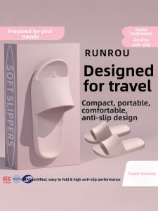 DAHONGNIANDAI | Foldable Portable Anti-Slip Odor-Resistant Disposable Slippers