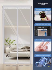 LUOYOUTE | Transparent Insulated Windproof Magnetic Door Curtain