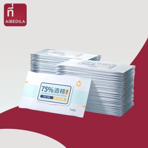 100 ชิ้น/กล่องห่อผ้าเช็ดทําความสะอาดมือและปากปราศจากแอลกอฮอล์ & Hypoallergenic สําหรับเด็กทารก Gravida Travel