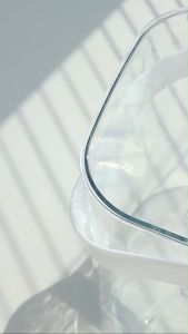 Transparent Shower Caddy Shower Basket Portable Storage Baskets with Handles Tote Storage Organize Hollow Out Design Fast Drainage