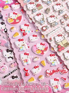 QIFUXING | Cute Cartoon Cat 3D Sponge Stickers