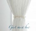Chiffon pearl spa curtains, home decor, curtains and windows, front door, beautiful style. 