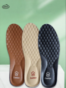High-end Leather Boot Insoles Thickened Support Long Standing