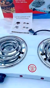 COD Starlux Kompor Listrik Low Watt 2 Tungku Hemat Listrik Portable Coil Hot Plate 2000W THP-5703