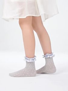 Spring/Summer Lace Princess Mesh Socks Mid-Calf