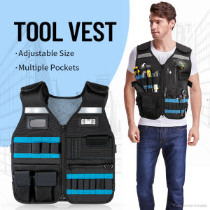 Tool Vest Tool Vest Electrician Tool Vest for Carpenters Tool Vest for Men Tool Vest for Handyman Work Tool Vest